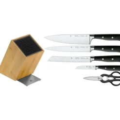 Küchenmesser | WMF Grand Class Messer-Vorteils-Set* mit FlexTec Messerblock, 6-teilig