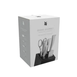 Küchenmesser | WMF Grand Gourmet Messer-Vorteils-Set* mit FlexTec Messerblock, 6-teilig