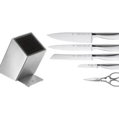 Küchenmesser | WMF Grand Gourmet Messer-Vorteils-Set* mit FlexTec Messerblock, 6-teilig