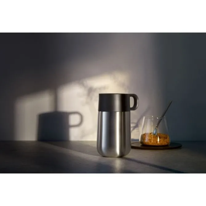 Tee- & Kaffeegenuss | WMF Impulse Travel Mug Thermobecher, 0,3 l, Edelstahl gebürstet