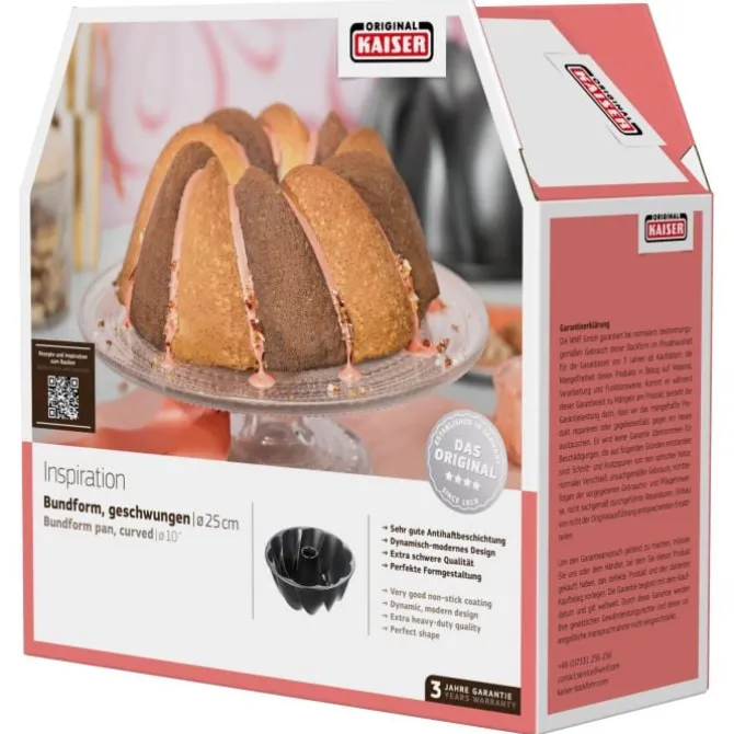 Backformen Und -bleche | WMF KAISER Inspiration Bundform geschwungen, 25 cm