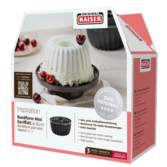 Backformen Und -bleche | WMF KAISER Inspiration Mini Bundform, geriffelt, 17 cm