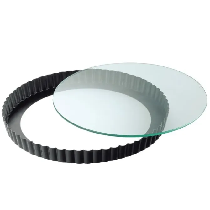Backformen Und -bleche | WMF KAISER Inspiration Tarte- & Quicheform mit Glashebeboden, 28 cm