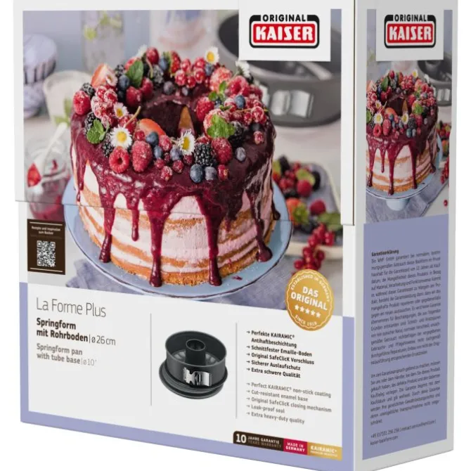 Backformen Und -bleche | WMF KAISER La Forme Plus Springform mit Rohrboden und SafeClick, 26 cm