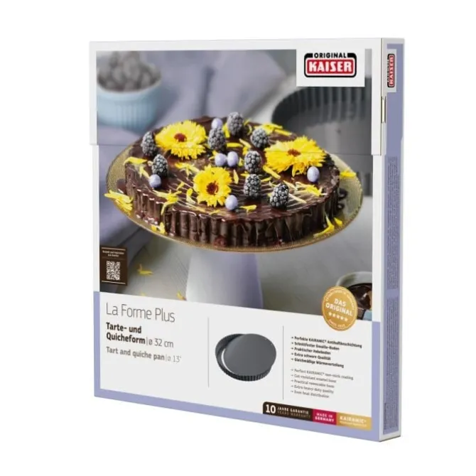 Backformen Und -bleche | WMF KAISER La Forme Plus Tarte- und Quicheform mit Hebeboden, 32 cm