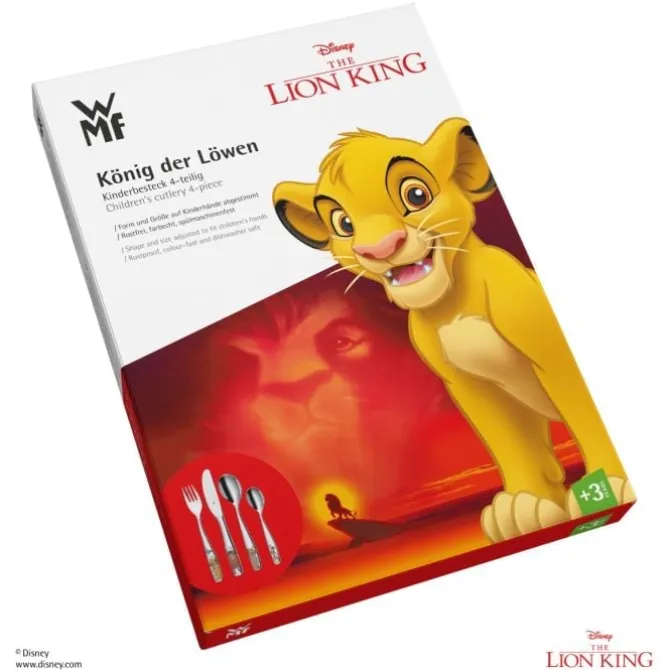 Essbestecke | WMF Kinderbesteck-Set Disney König der Löwen, 4-teilig