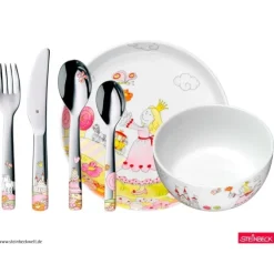 Essbestecke | WMF Kindergeschirr-Set Prinzessin Anneli, 6-teilig