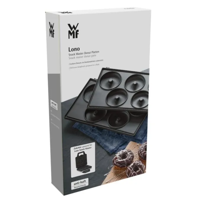 Gemeinsam Genießen | WMF Lono Snack Master Donut-Platten-Set, 2-teilig
