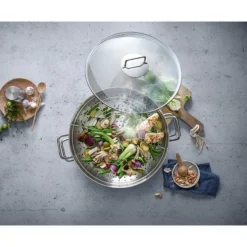 Pfannen | WMF Macao Wok-Set, 36 cm, 4-teilig