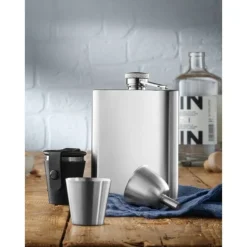 Bar- & Weinzubehör | WMF Manhattan Flachmann-Set, 6-teilig