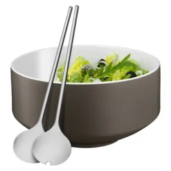 Servierbestecke | WMF Moto Salat-Set, 3-teilig, lavagrau
