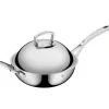 Pfannen | WMF Multiply Wok mit Edelstahldeckel, 28 cm