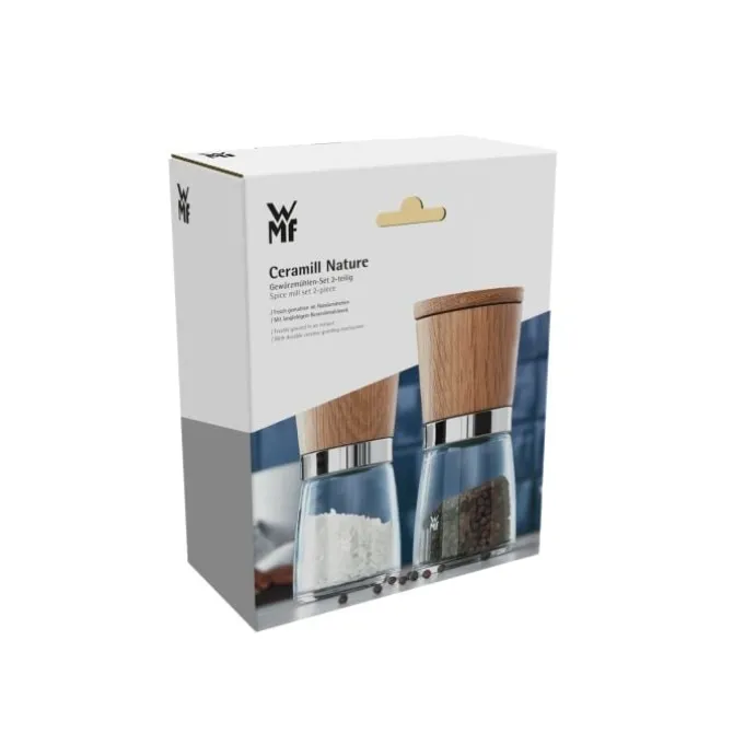 Würzen & Verfeinern | WMF Nature Gewürzmühlen-Set, 2-teilig