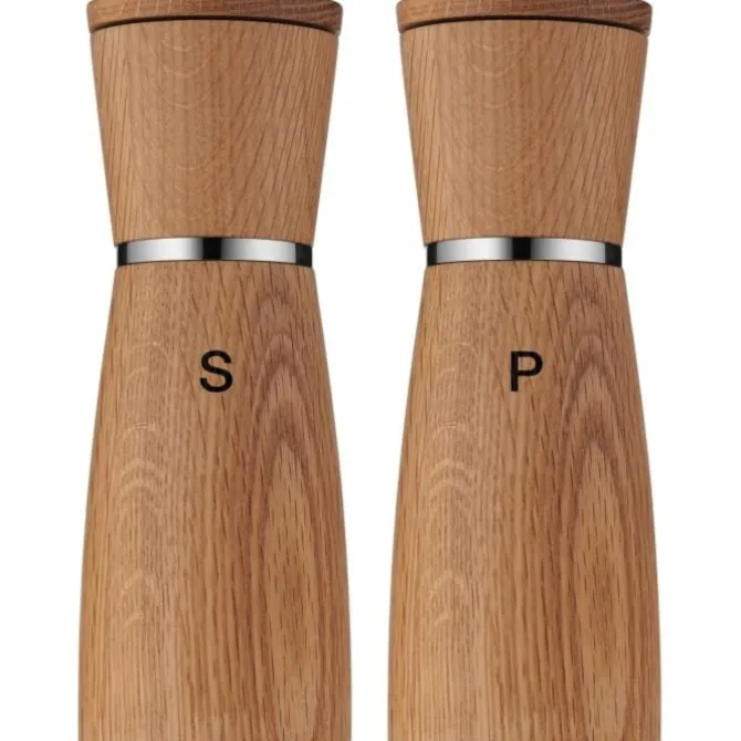 Würzen & Verfeinern | WMF Nature Salz-/Pfeffermühlen-Set, 2-teilig