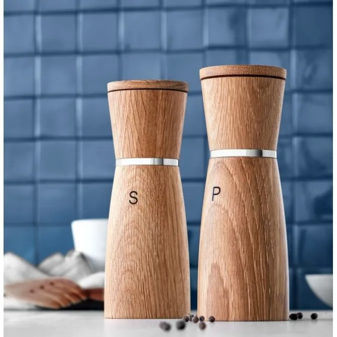Würzen & Verfeinern | WMF Nature Salz-/Pfeffermühlen-Set, 2-teilig