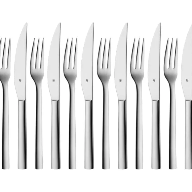 Essbestecke | WMF Nuova Steakbesteck-Set, 12-teilig