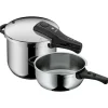 Schnellkochtöpfe | WMF Perfect One Pot Schnellkochtopf-Set, 22 cm, 6,5 und 3,0 Liter