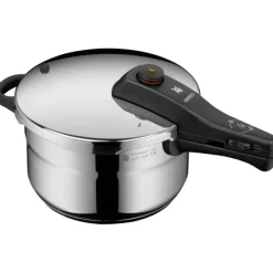 Schnellkochtöpfe | WMF Perfect One Pot Schnellkochtopf-Set mit Dampfgareinsatz, 22 cm, 4,5 und 3,0 Liter, stapelbar