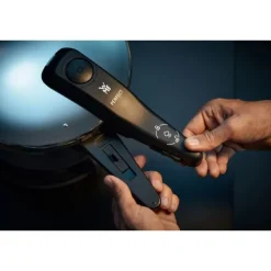 Schnellkochtöpfe | WMF Perfect One Pot Schnellkochtopf-Set mit Dampfgareinsatz, 22 cm, 4,5 und 3,0 Liter, stapelbar