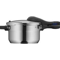Schnellkochtöpfe | WMF Perfect Plus One Pot Schnellkochtopf-Set mit Dampfgareinsatz, 22 cm, 4,5 und 3,0 Liter, stapelbar