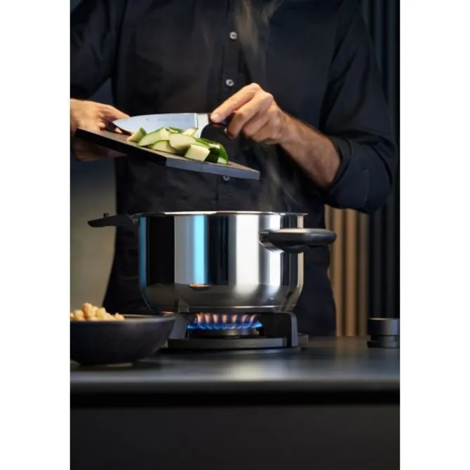Schnellkochtöpfe | WMF Perfect Premium One Pot Schnellkochtopf-Set mit Dampfgareinsatz, 22 cm, 4,5 und 3,0 Liter