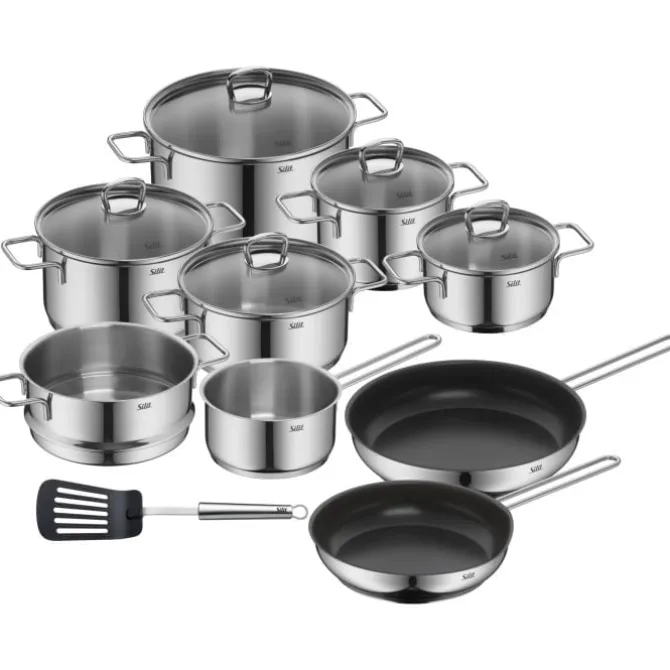 Töpfe | WMF Silit Alicante Kochgeschirr-Set, 10-teilig