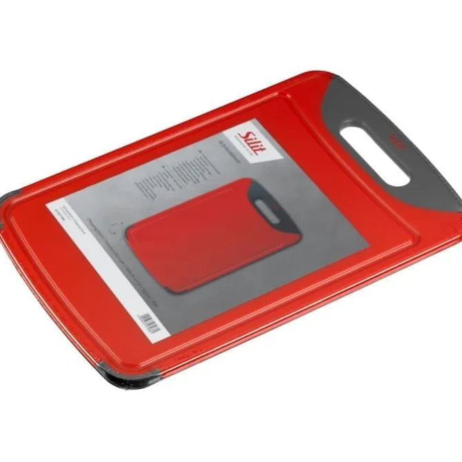 Küchenutensilien | WMF Silit Schneidebrett, Rot, 38 x 25 cm