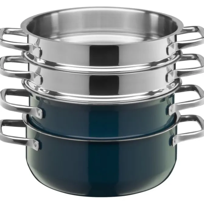 Töpfe | WMF Silit Silargan® Compact Kochgeschirr-Set, 4-teilig, Petrol
