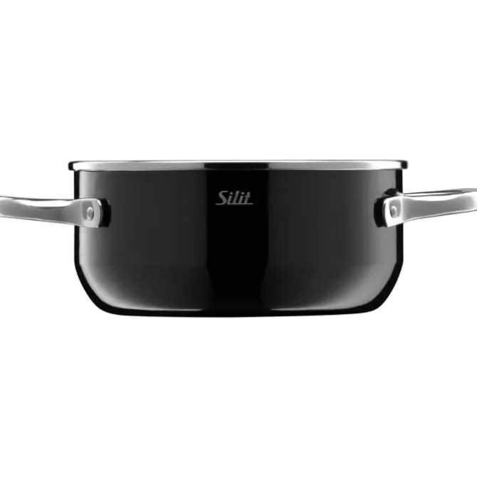 Töpfe | WMF Silit Silargan® Elegance Bratentopf mit Deckel, 16 cm, Black