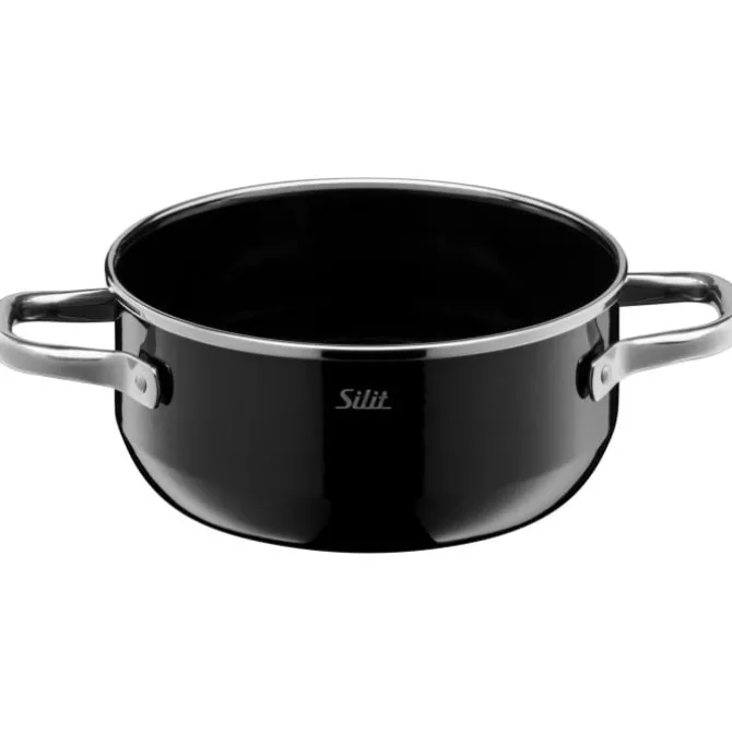 Töpfe | WMF Silit Silargan® Elegance Bratentopf mit Deckel, 16 cm, Black