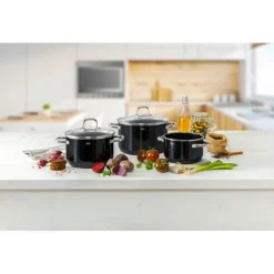 Töpfe | WMF Silit Silargan® Elegance Bratentopf mit Deckel, 16 cm, Black