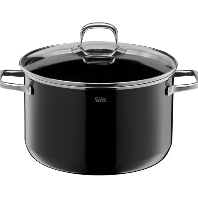 Töpfe | WMF Silit Silargan® Elegance Kochtopf mit Deckel, 24 cm, Black