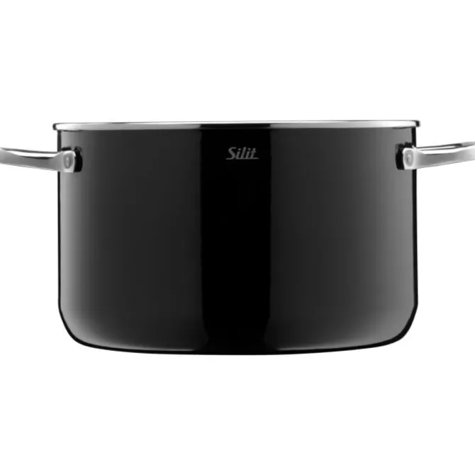 Töpfe | WMF Silit Silargan® Elegance Kochtopf mit Deckel, 24 cm, Black