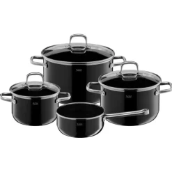 Töpfe | WMF Silit Silargan® Elegance Topf-Set, 4-teilig, Black