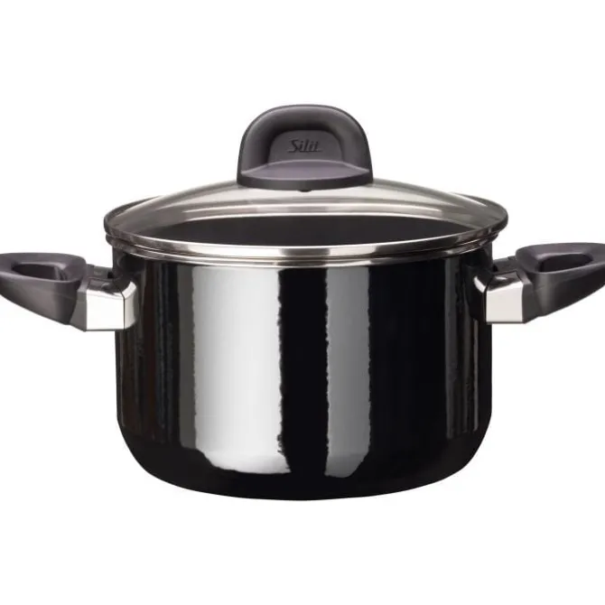 Töpfe | WMF Silit Silargan® Modesto Kochtopf mit Deckel, 20 cm, Black