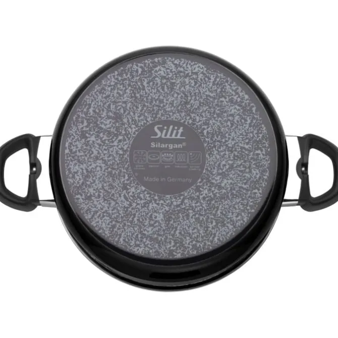 Töpfe | WMF Silit Silargan® Modesto Kochtopf mit Deckel, 24 cm, Black