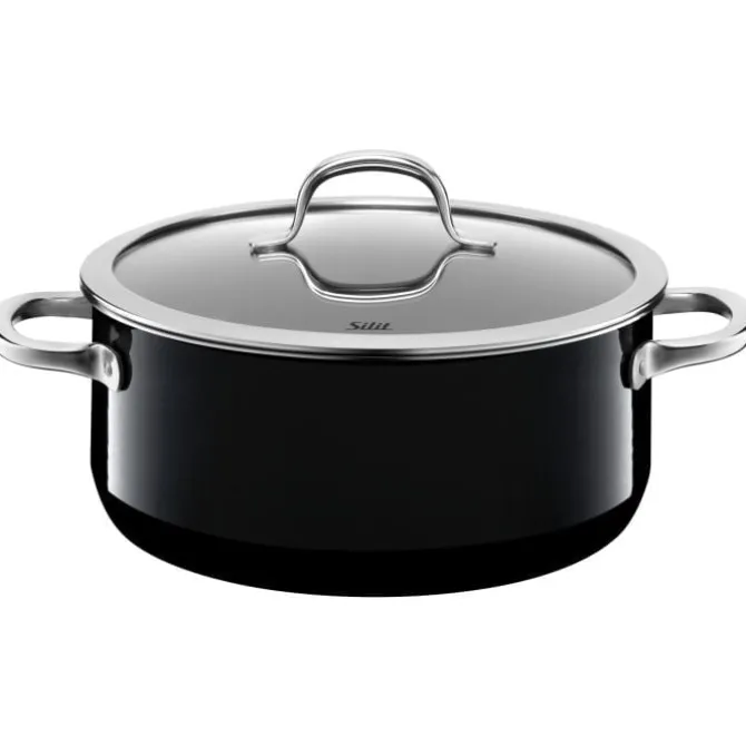 Töpfe | WMF Silit Silargan® Passion Bratentopf mit Deckel, 24 cm, Black
