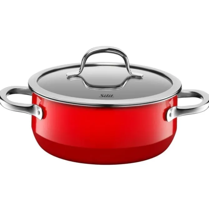 Töpfe | WMF Silit Silargan® Passion Bratentopf mit Deckel, 20 cm, Red
