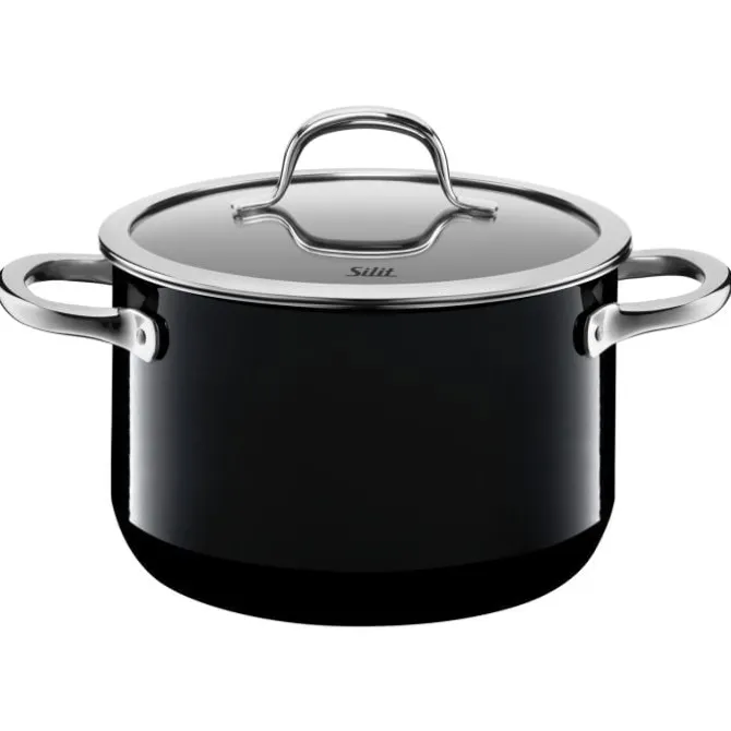 Töpfe | WMF Silit Silargan® Passion Kochtopf mit Deckel, 20 cm, Black