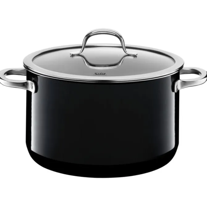 Töpfe | WMF Silit Silargan® Passion Kochtopf mit Deckel, 24 cm, Black