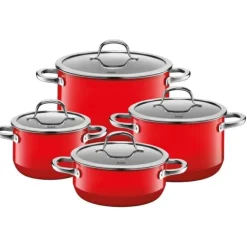 Töpfe | WMF Silit Silargan® Passion Topf-Set, 4-teilig, Red