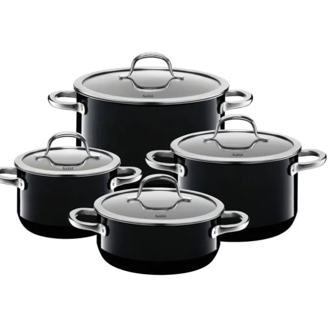 Töpfe | WMF Silit Silargan® Passion Topf-Set, 4-teilig, Black
