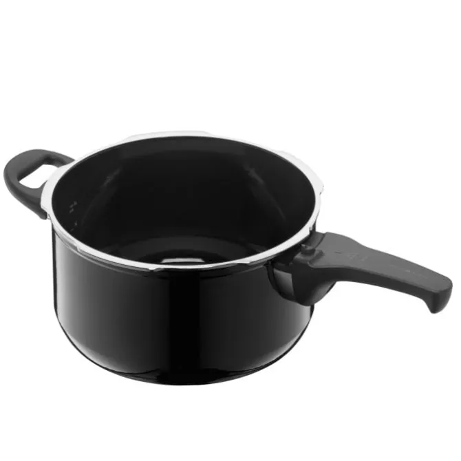 Schnellkochtöpfe | WMF Silit Silargan® Sicomatic t-Plus Schnellkochtopf-Set, 22 cm, 4,5 l und 3,0 l, Black