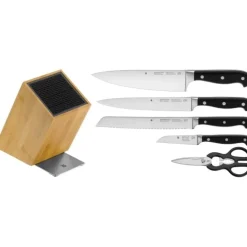 Küchenmesser | WMF Spitzenklasse Plus Messer-Vorteils-Set* mit FlexTec Messerblock, 6-teilig
