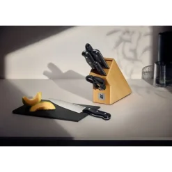 Küchenmesser | WMF Spitzenklasse Plus Messer-Vorteils-Set* mit FlexTec Messerblock für die asiatische Küche, 6-teilig