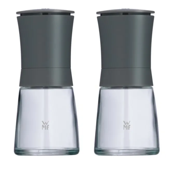 Würzen & Verfeinern | WMF Trend Gewürzmühlen-Set, 2-teilig, grau