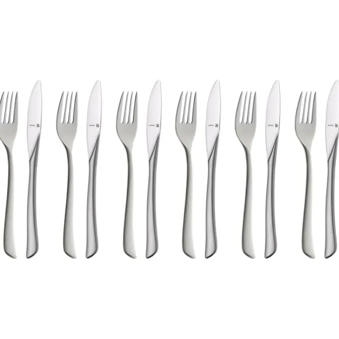 Essbestecke | WMF Virginia Dessertbesteck-Set, 12-teilig, Cromargan protect®