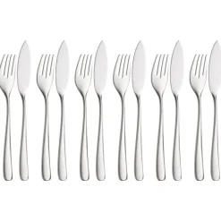 Essbestecke | WMF Vision Fischbesteck-Set, 12-teilig, Cromargan protect®