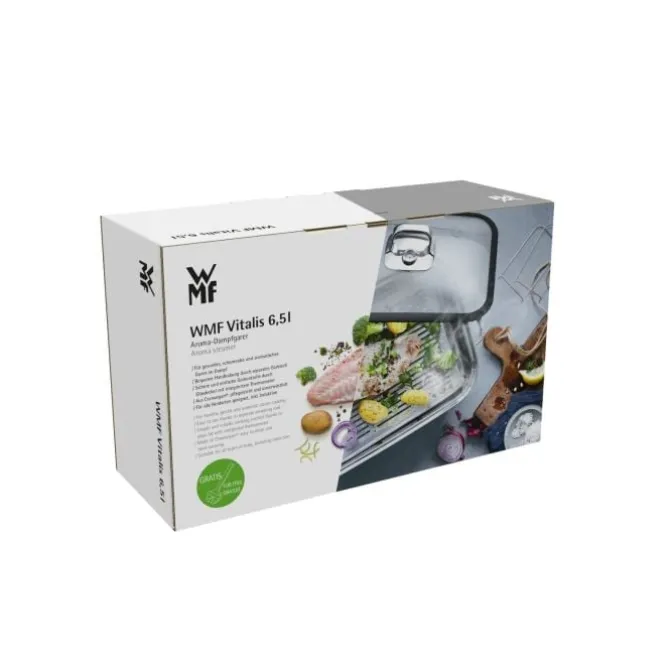 Spezialkochgeschirr | WMF Vitalis Aroma-Dampfgarer 6,5 l mit Spargelzange