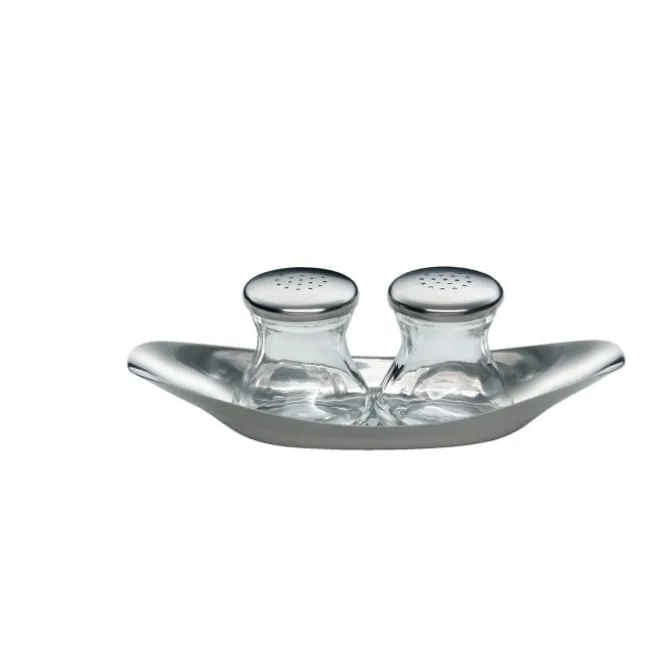 Würzen & Verfeinern | WMF Wagenfeld Salz- und Pfefferstreuer-Set, 3-teilig